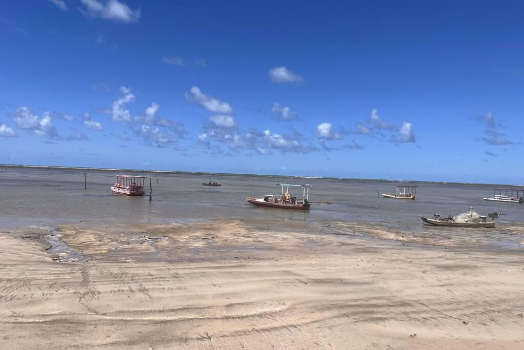 הוילה Pôrto de Pedras Casa De Luxo Na Praia Do Patacho - Cond. Azulu, Casa 04 מראה חיצוני תמונה
