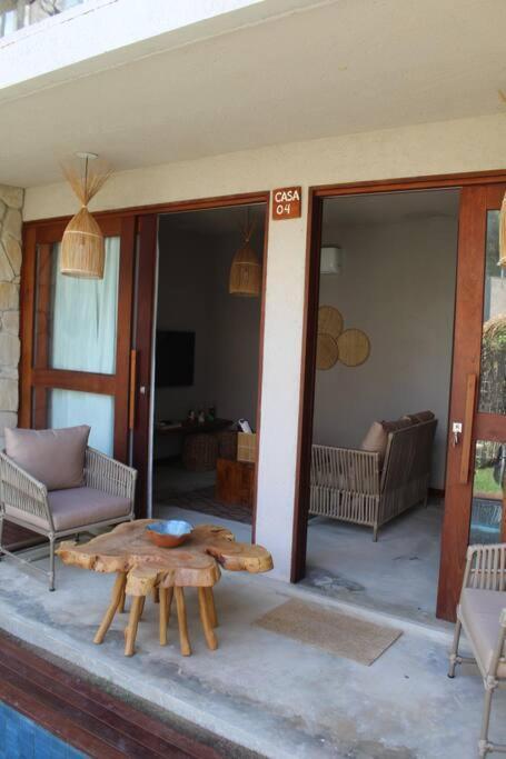 הוילה Pôrto de Pedras Casa De Luxo Na Praia Do Patacho - Cond. Azulu, Casa 04 מראה חיצוני תמונה