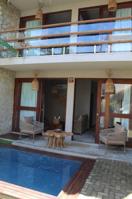 הוילה Pôrto de Pedras Casa De Luxo Na Praia Do Patacho - Cond. Azulu, Casa 04 מראה חיצוני תמונה